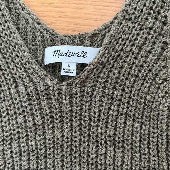 Madewell Green S Monterey sweater tank - Picture 3 of 5